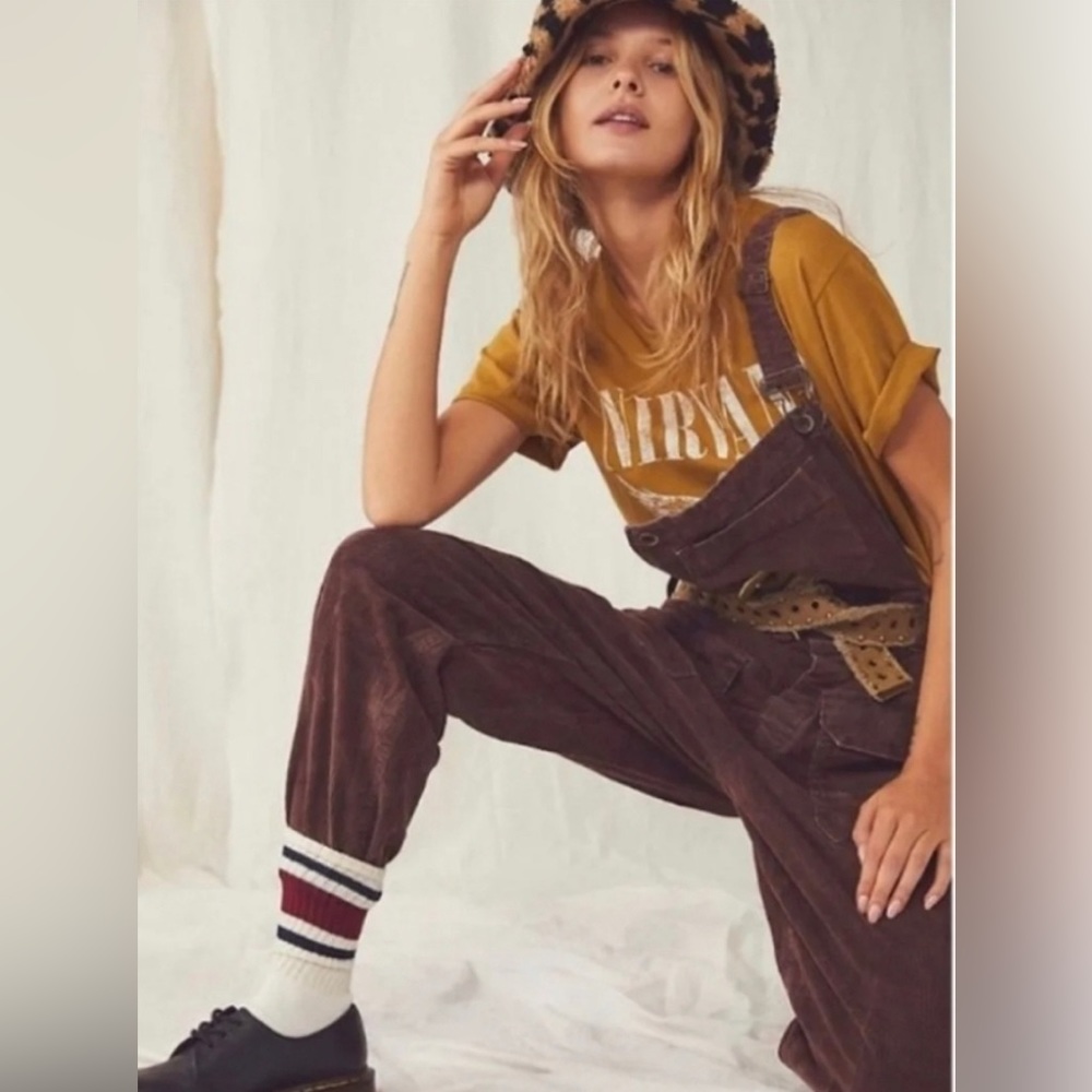 SOLD Free People/We the Free Overall (Brown Corduroy) WOMENS SMALL